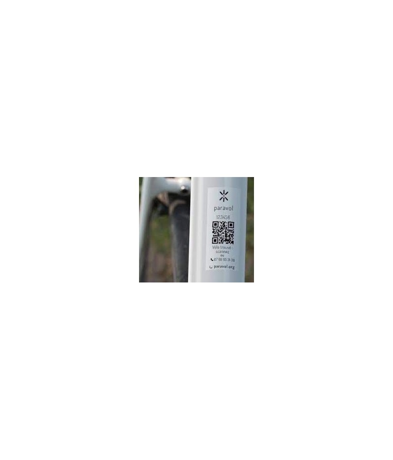 Marquage antivol BICYCODE