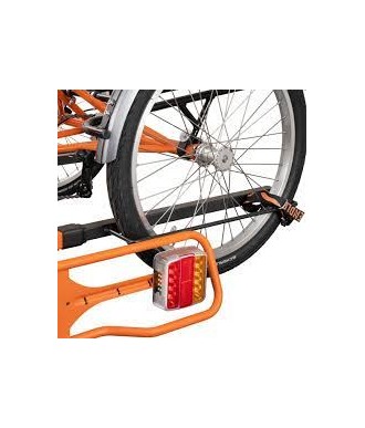 Tricycle rack and bike rack