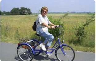 Faire du sport avec un tricycle